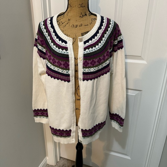 Fair Isle Cardigan - Picture 2 of 10